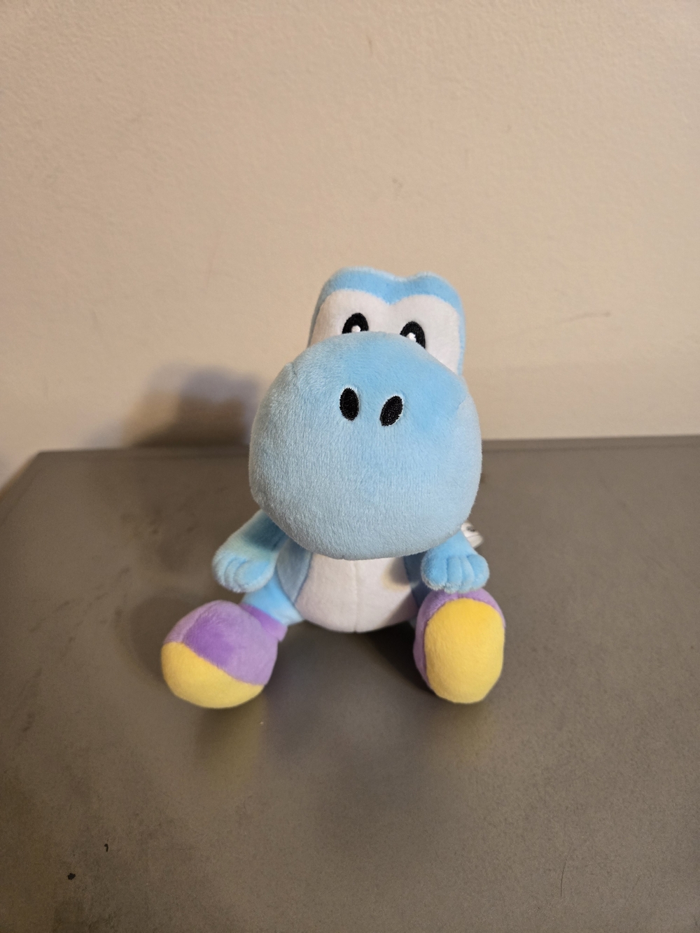 Nintendo Super Mario All Star Collection Light Blue Yoshi 7.5" Plush Toy